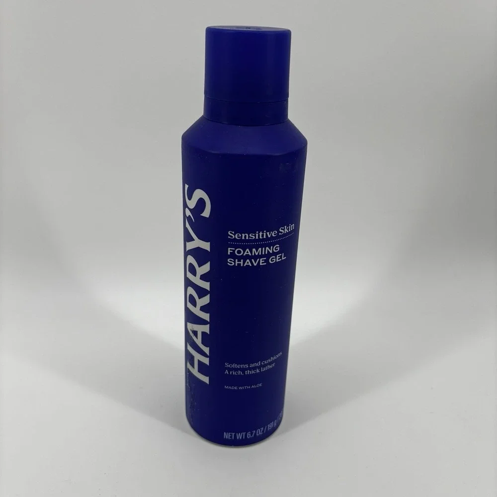 Harry's Men's Foaming Shave Gel Sensitive Skin 6.7 oz, 191 G , 200ml Lather Aloe